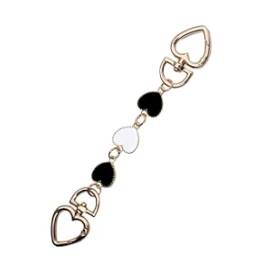 Pick 1: Red or Black Chain Extender for Handbags